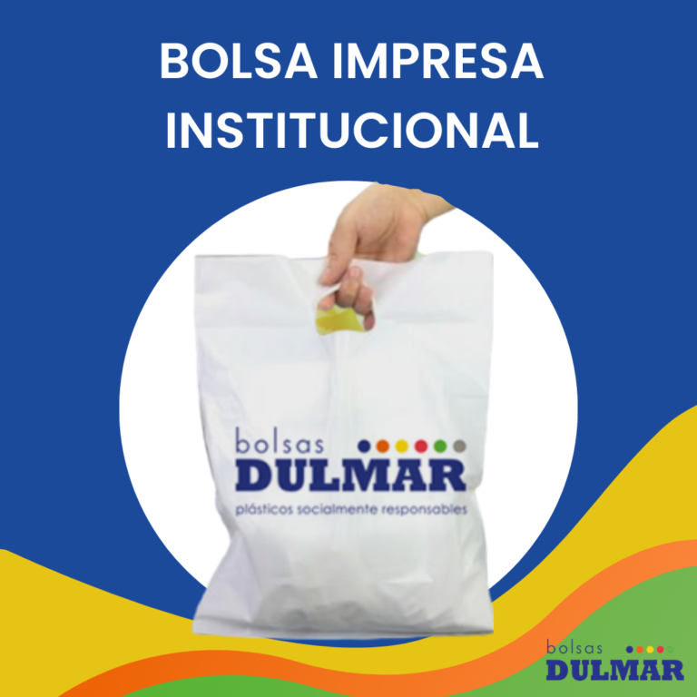 Bolsas de polietileno, bolsa impresa institucional
