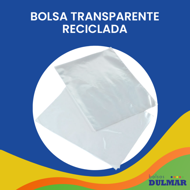 Bolsa Transparente Reciclada